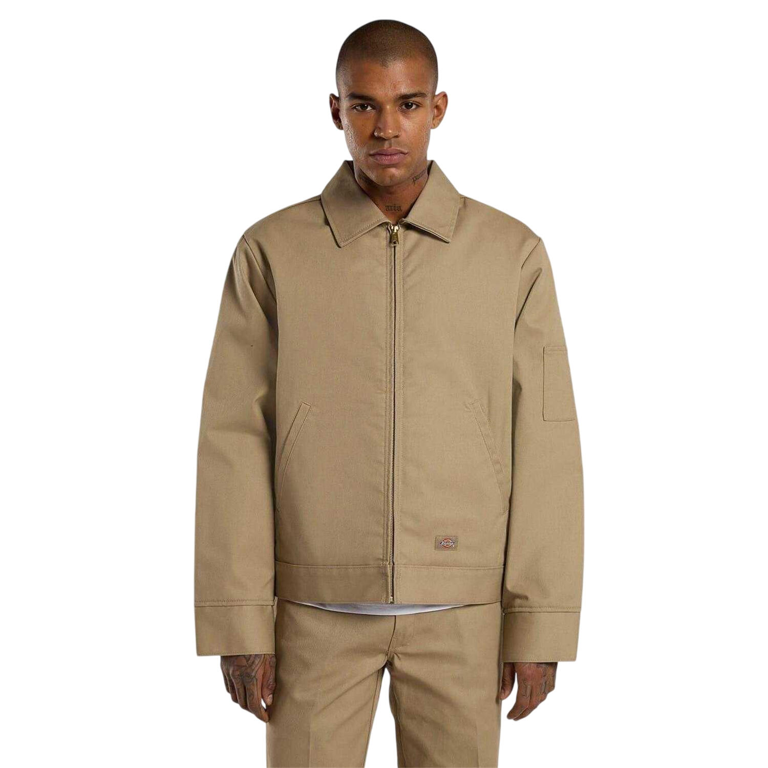 Chaqueta Harrington Eisenhower para Hombre Caqui 2/6