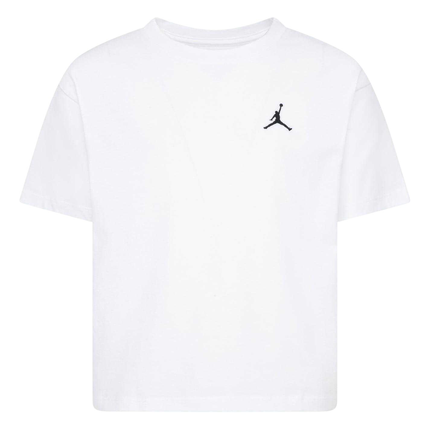 Maglietta Corta Logo Ragazze Nike Bianco Nero 1/3