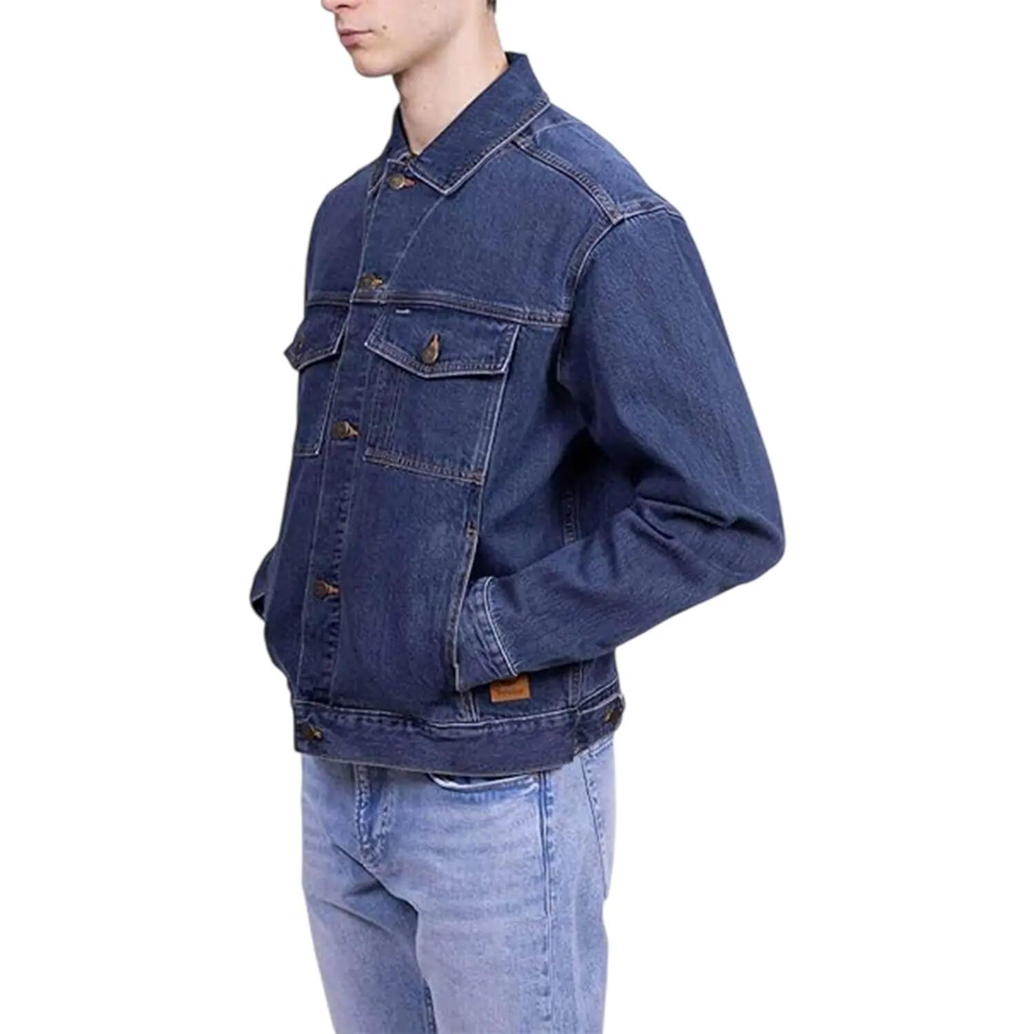 Jeansjacke für , Regulär Herren Indigo 3/5