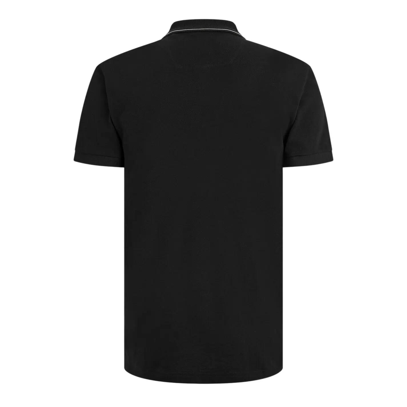 Heren Paule 4 Poloshirt (Zwart) 3/3