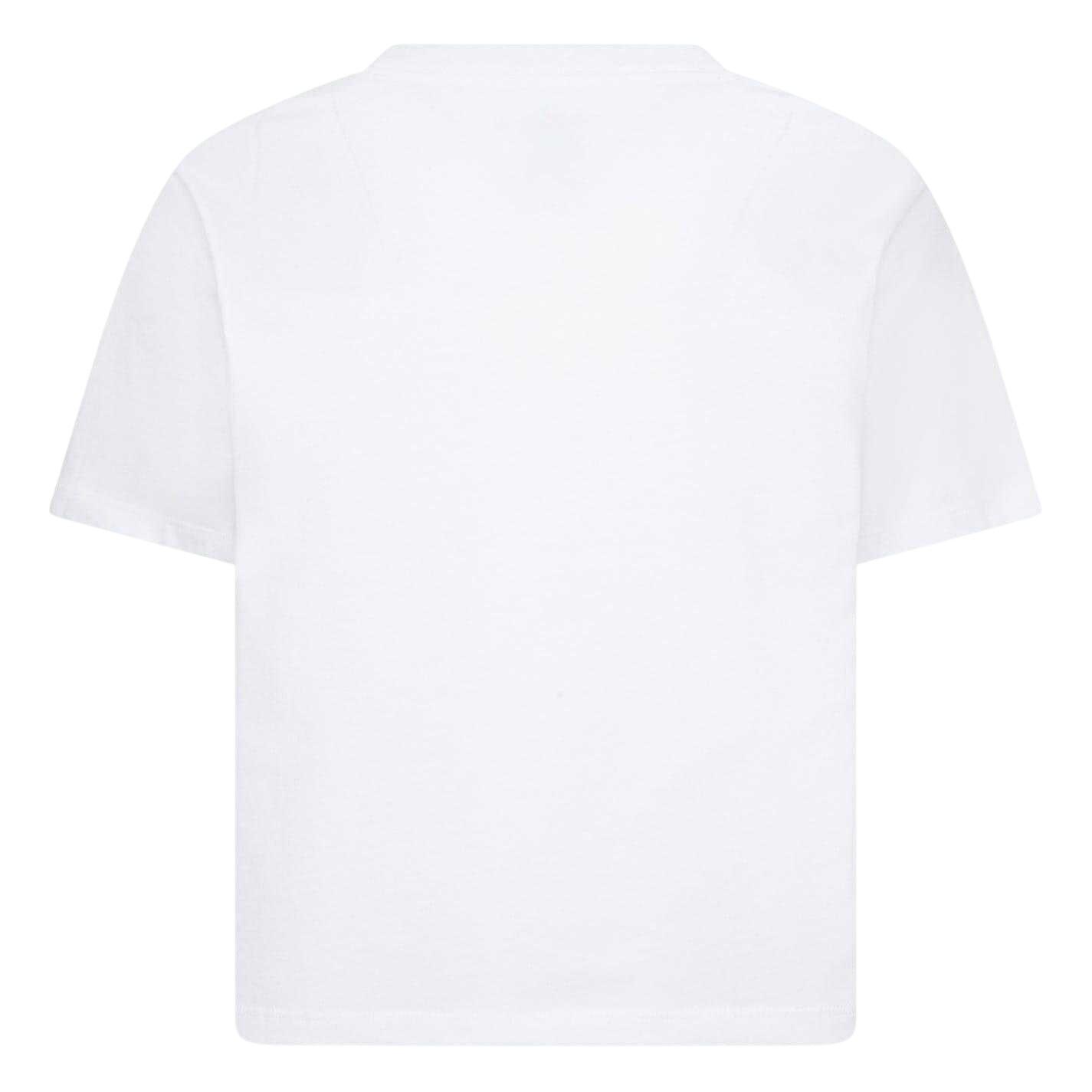 Maglietta Corta Logo Ragazze Nike Bianco Nero 2/3