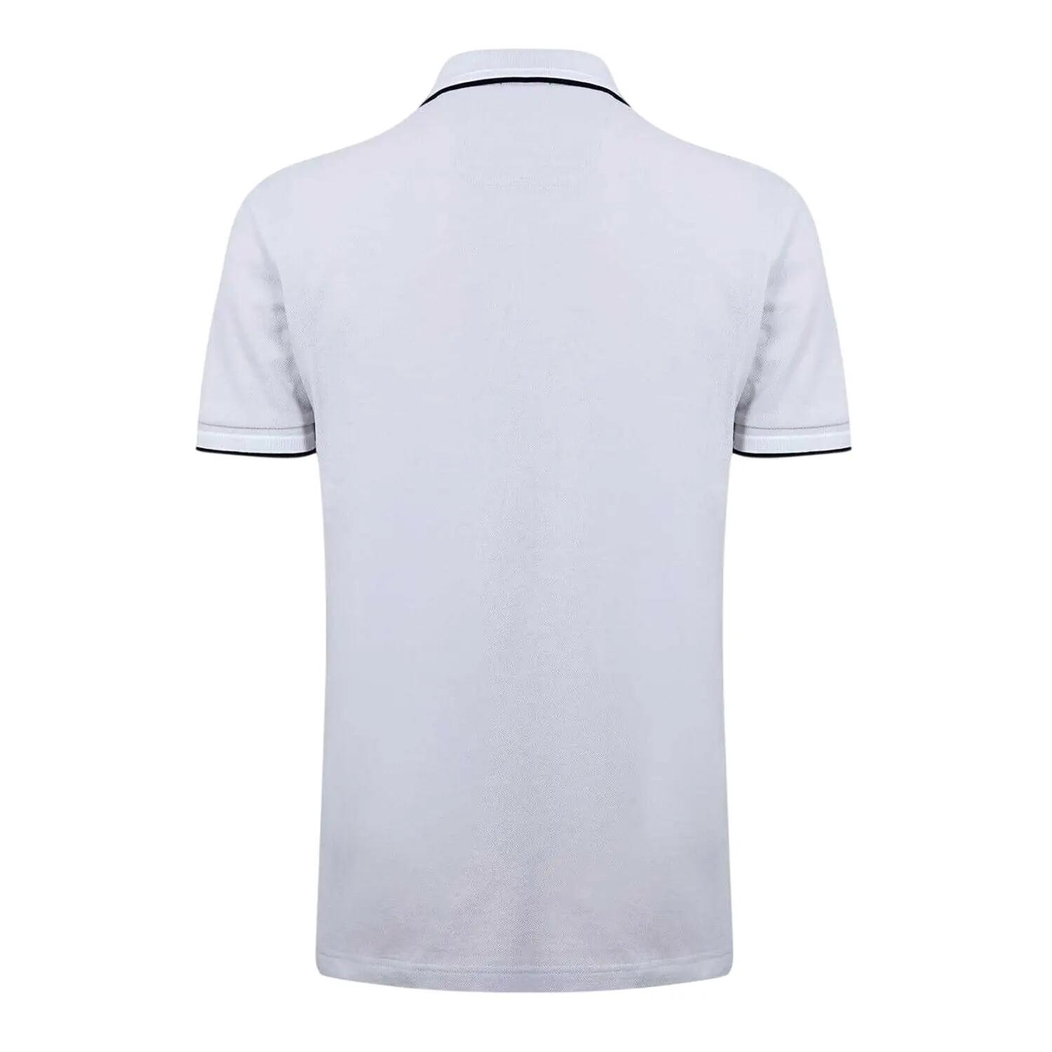 Maglietta Polo Con Punta A Contrasto Uomo Boss Paddy Grigio Chiaro 2/3