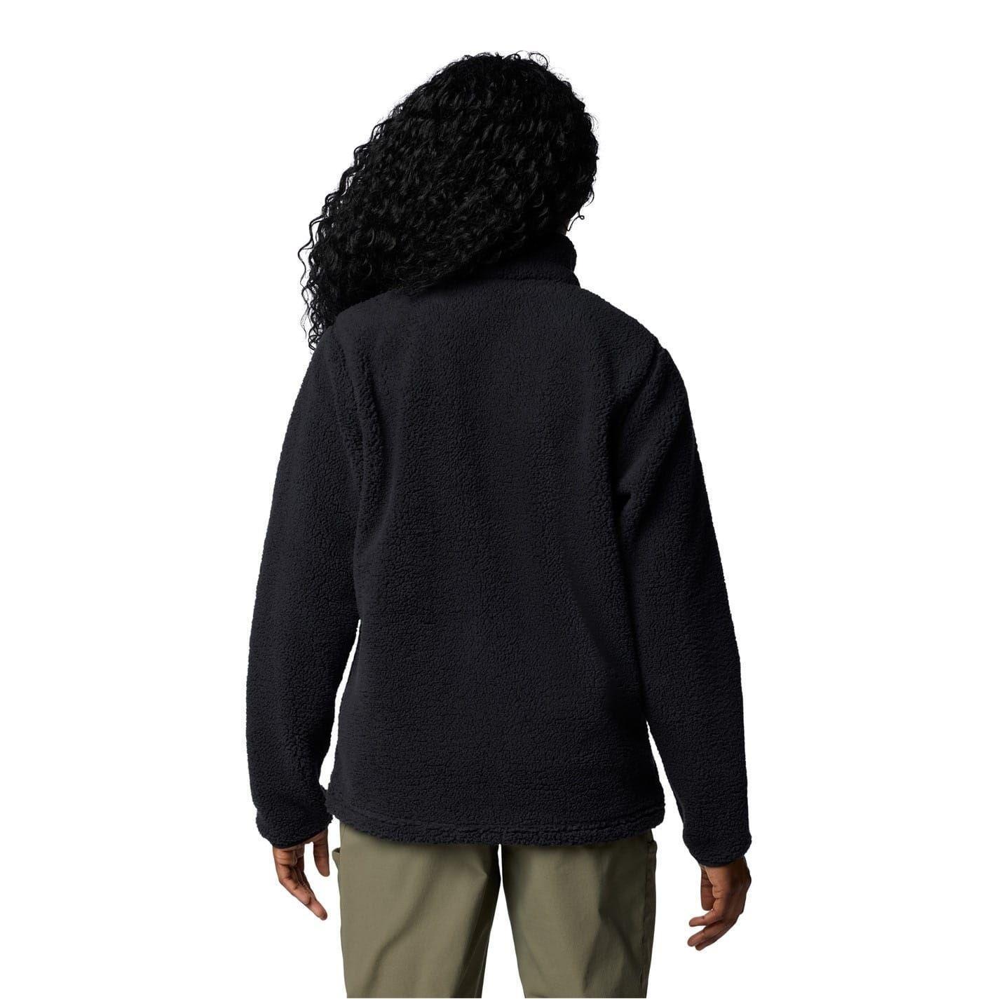 Giacca In Pile Cerniera Su Intera Lunghezza Donna Columbia Nero 3/6