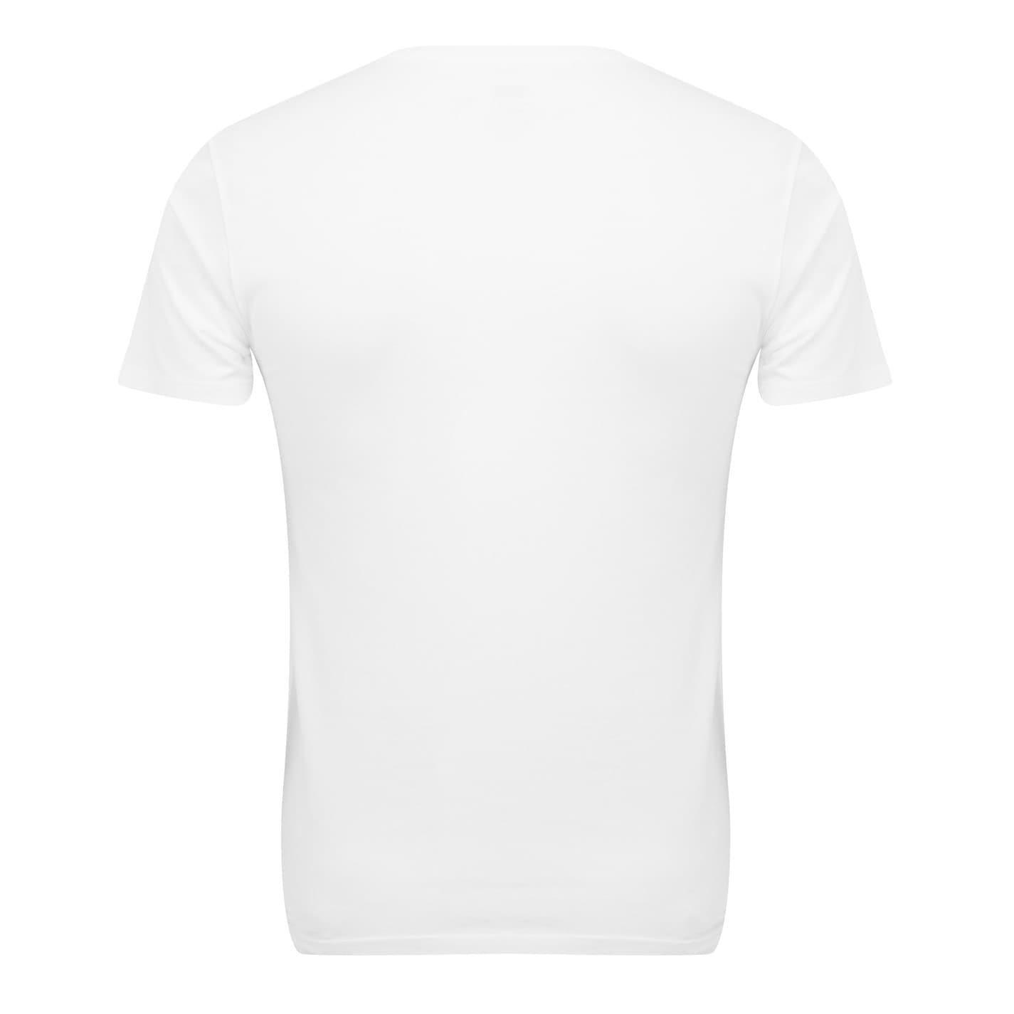 Camiseta Varsity Circle Diseño Logotipo de Batwing para Hombre Blanco 3/3