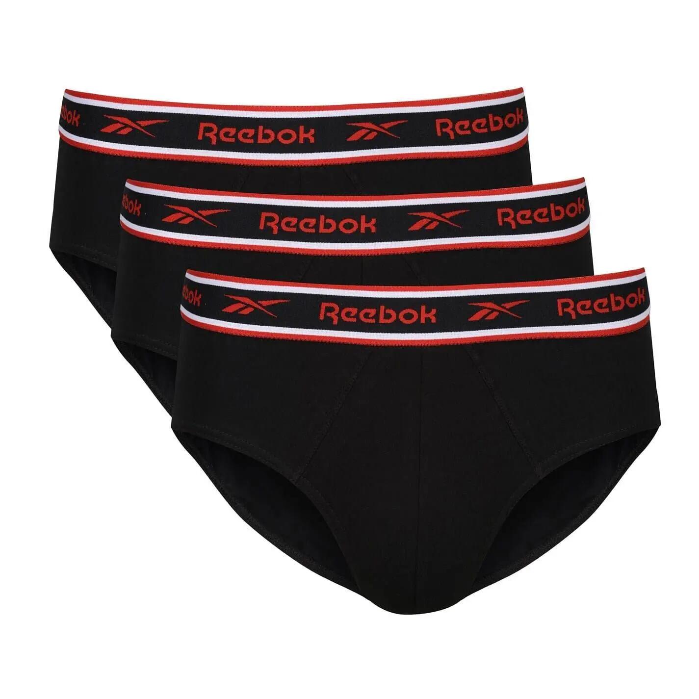 Slips für , Gummizug in der Taille, Baumwolle (3erPack) Herren Schwarz 2/7