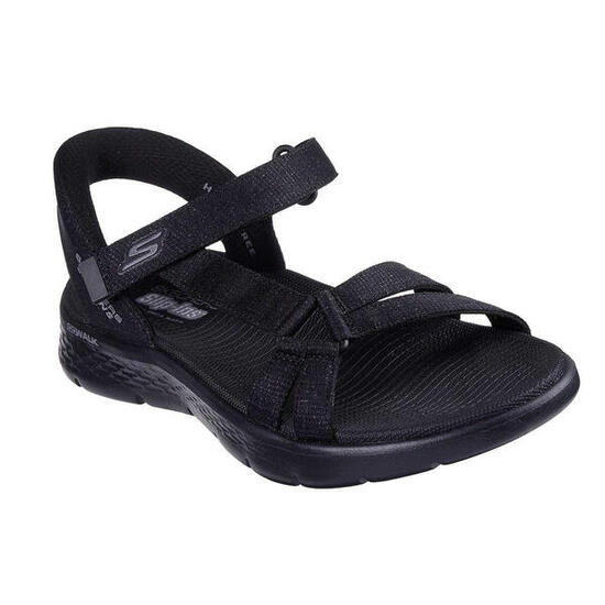 Sandales Motif/style Chiné GO WALK Femme (Noir Chiné)