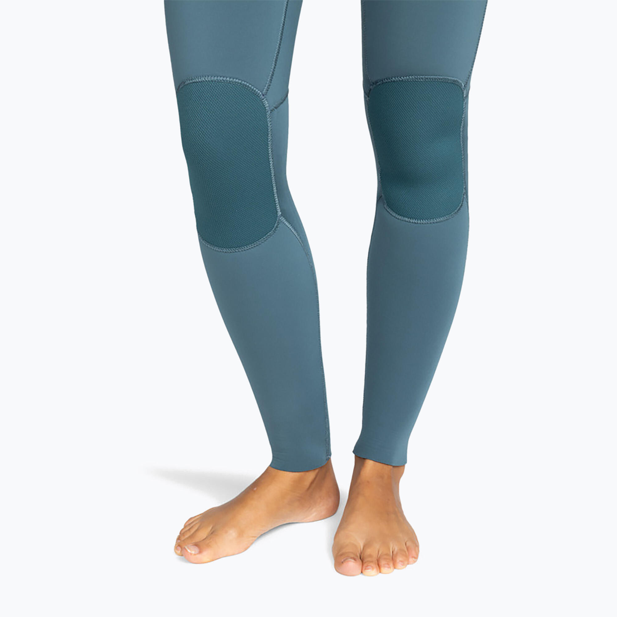 Back-Zip-Neoprenanzug 4/3MM SWELL SERIES Blau Dames 6/7