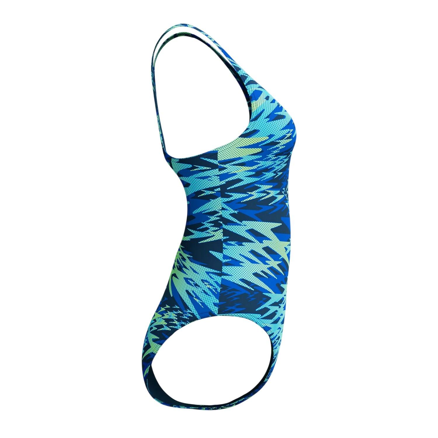 Maillot De Bain 1 Pièce Motif/style Abstrait HYPERBOOM MEDALIST Femme (Bleu 4/5
