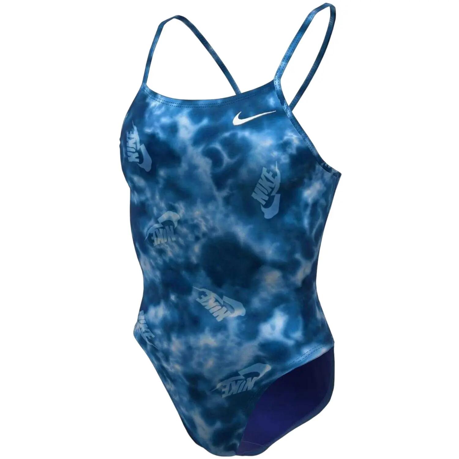Badeanzug für , Ausschnitt Damen Blau 3/4