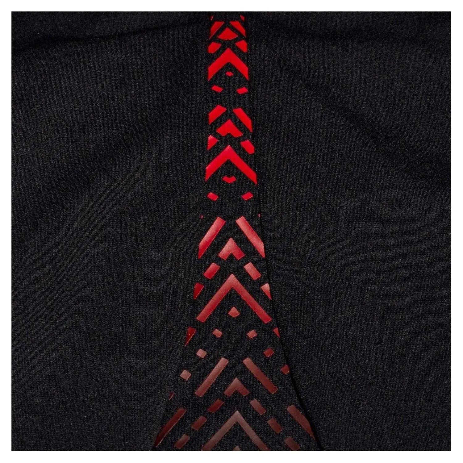 Womens/Ladies Aztec One Piece Swimsuit (Black/Red) 6/7