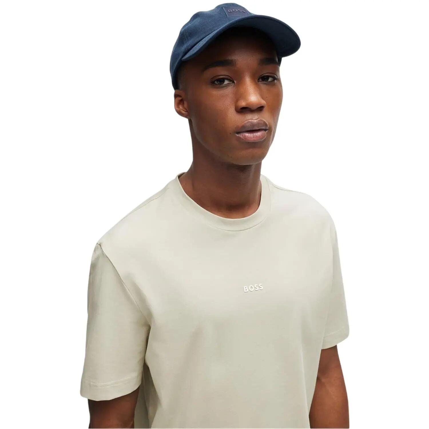 Tshirt Motif/style Logo TCHUP Homme (Beige Clair) 4/7