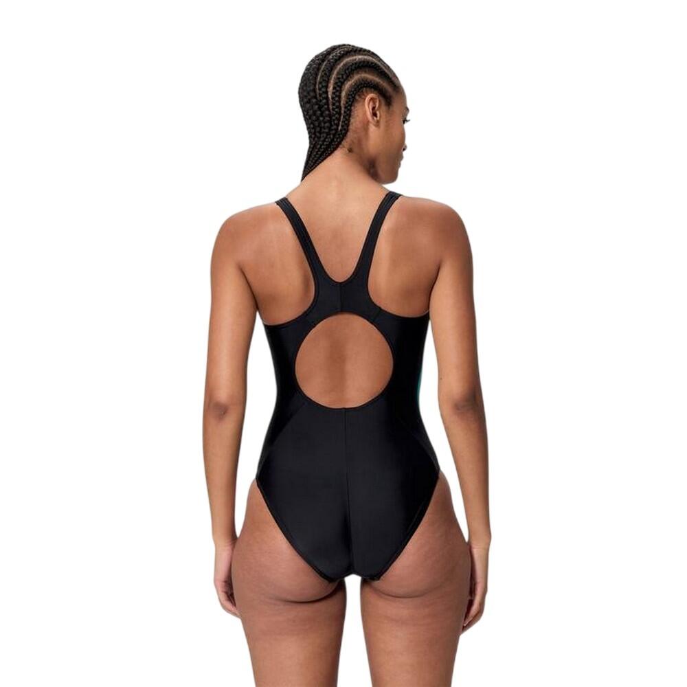 Maillot De Bain 1 Pièce Motif/style Blocs De Couleurs SPLICE Femme (Anthracite / 2/5