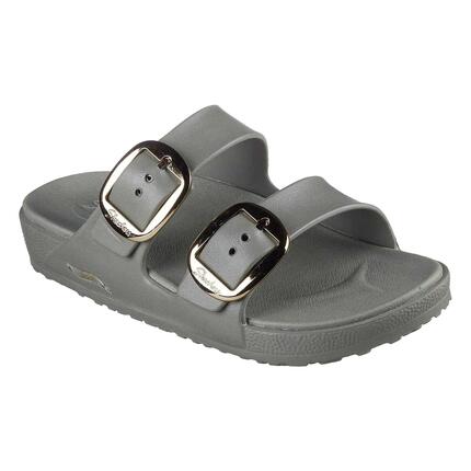 Foamies" Sandalen für , Doppelriemen, Flach Damen Grün