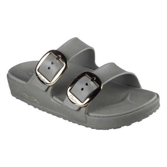 Foamies" Sandalen für , Doppelriemen, Flach Damen Grün