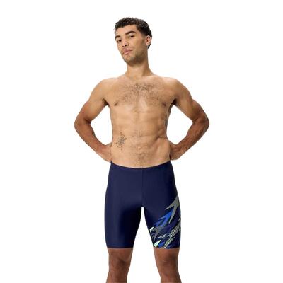 Pantaloncini Jammer Logo Uomo Speedo Medley Caban Blu Intenso