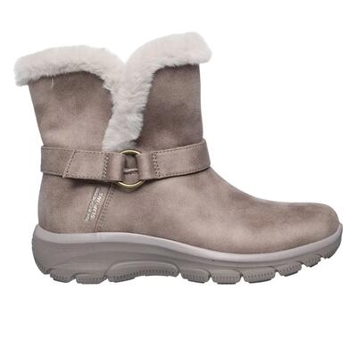 Dames easy going dreamers enkellaarsjes (donkere taupe)