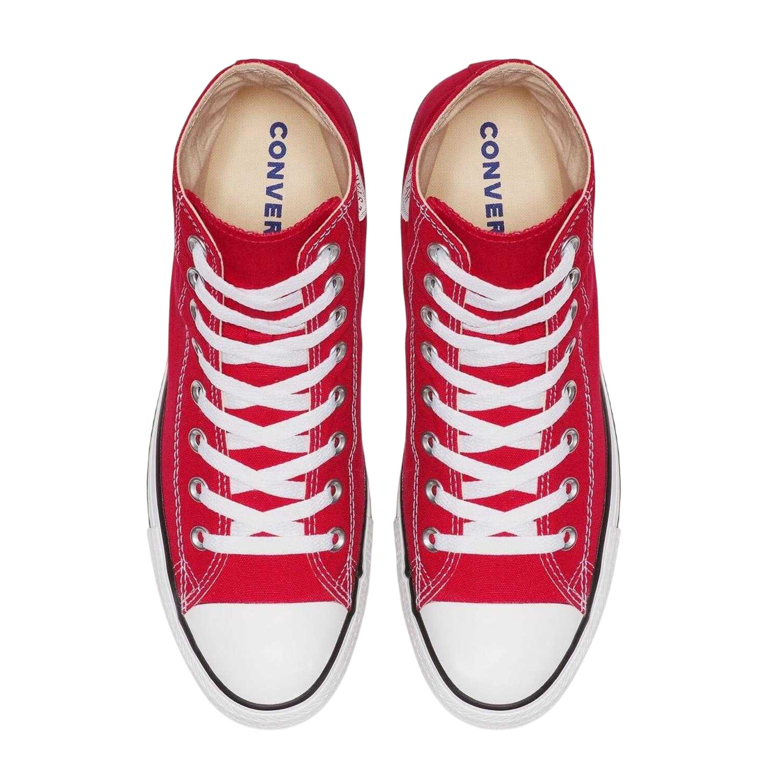 Zapatillas Altas Chuck Classic Hi para Mujer Rojo 3/7