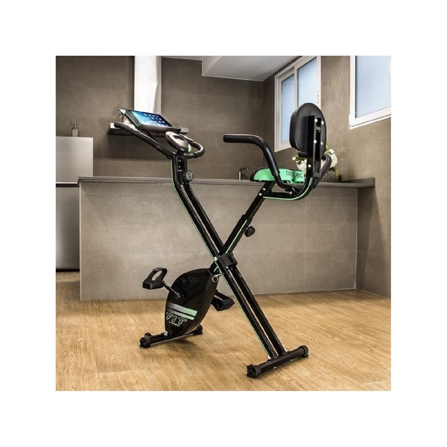 Bicicleta estática dobrável com encosto X-BIKE PRO 7/7