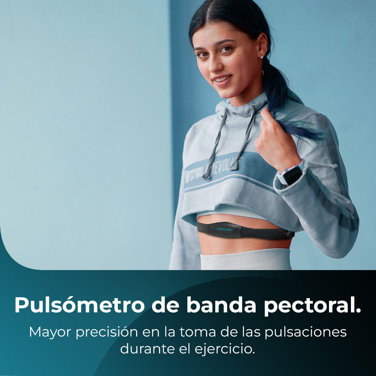 Cecotec Bicicleta indoor de resistência combinada: ar e magnética. APP. Suporte 4/7