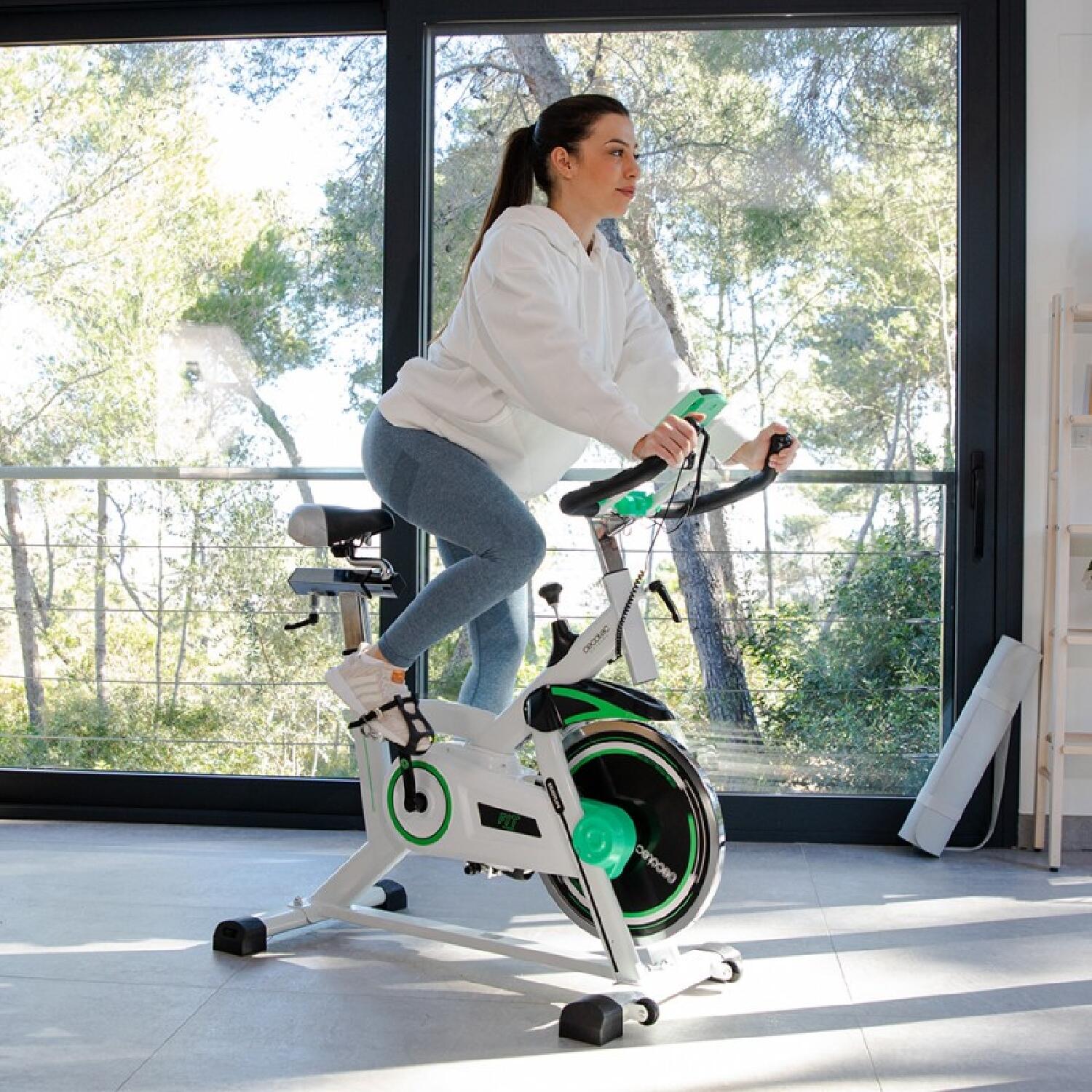 Bicicleta Indoor Cecotec Profissional Extreme X. Volante de Inércia de 16 Kg, Ní 4/7