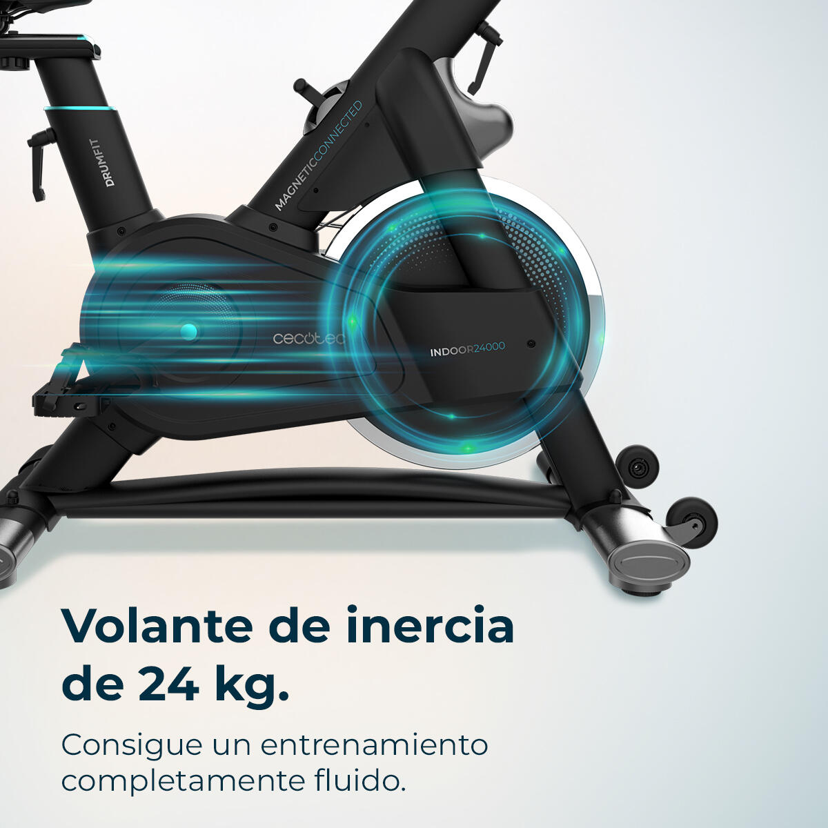 Bicicletas indoor DrumFit Indoor 24000 Magnetic Connected Cecotec 2/7
