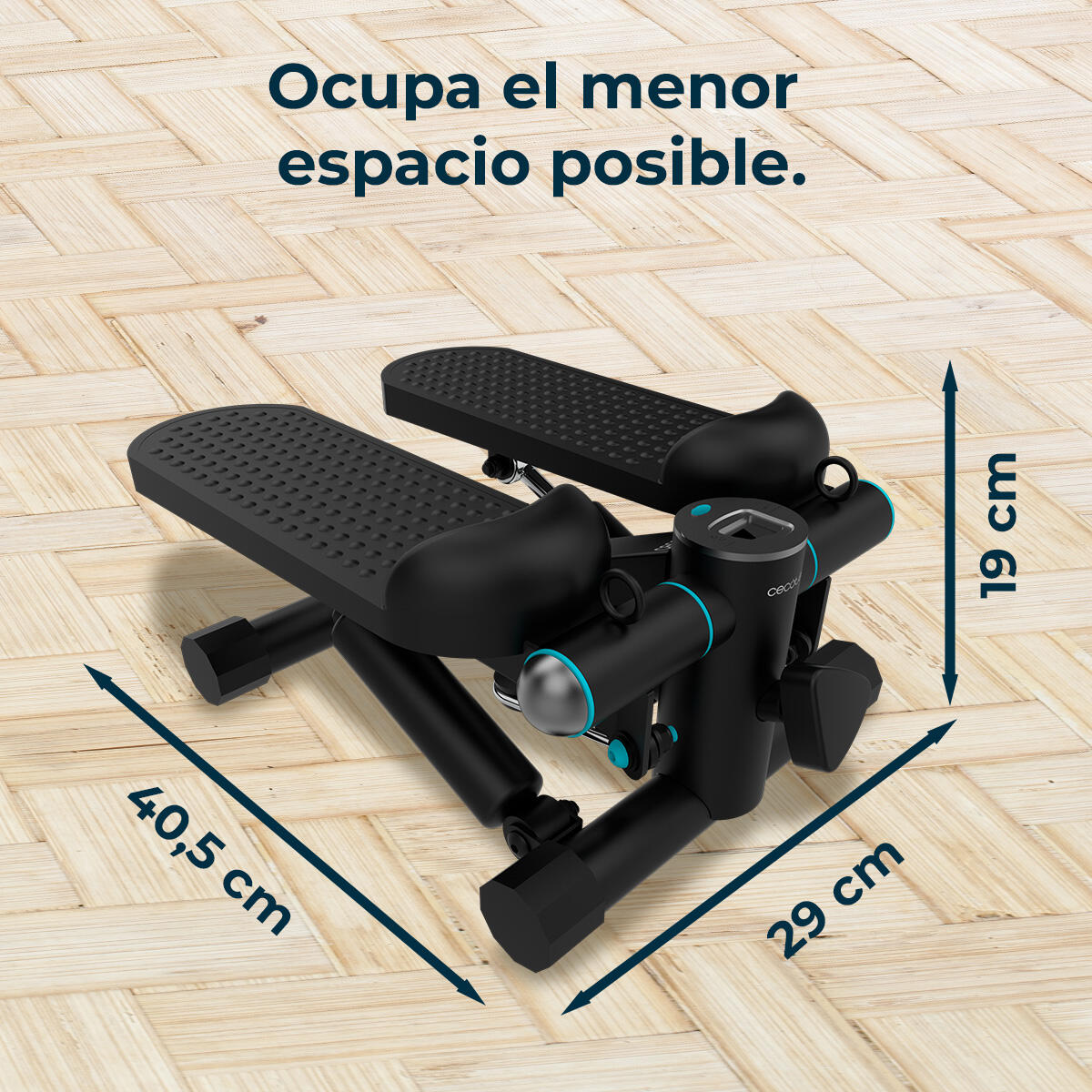 Cecotec Step Fitness Drumfit StepTrain 1000 Band. Stepper Fitness Casa con Panta 6/7