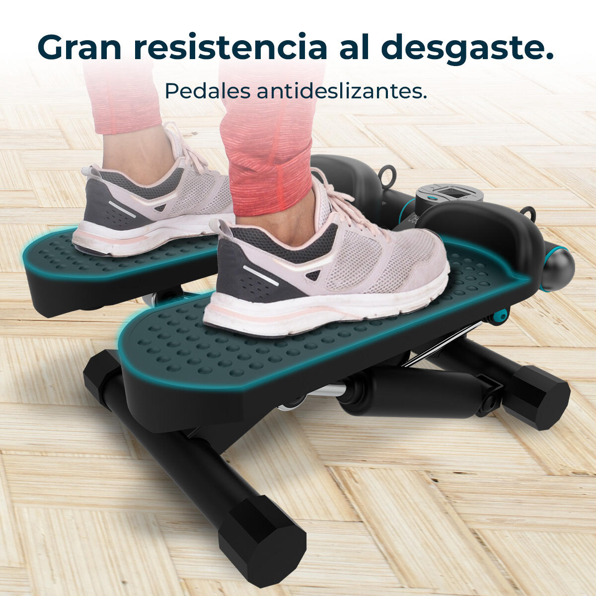 Cecotec Step Fitness Drumfit StepTrain 1000 Band. Stepper Fitness Casa con Panta 5/7