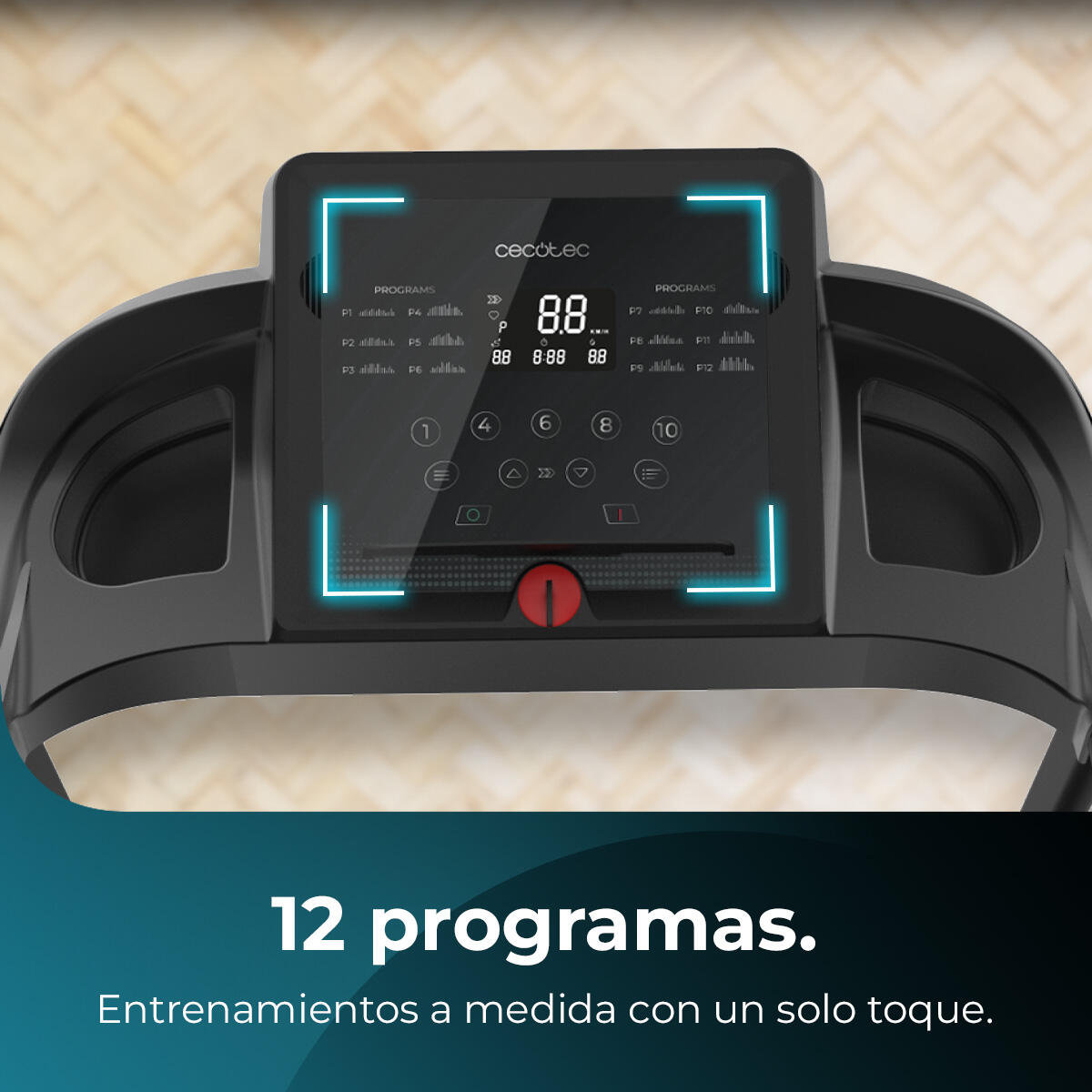 Cecotec Passadeira de correr dobrável com 2 CV e 1200 W de potência. De 1 a 14 k 5/7