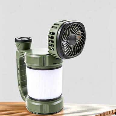 Solar Camping Lantern with Fan & Floodlight Portable LED Light