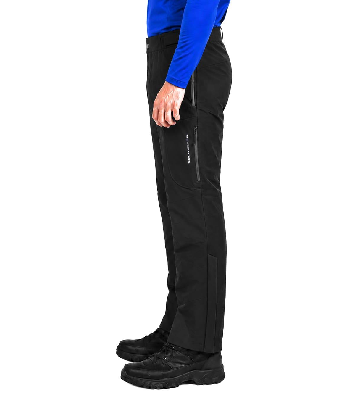 Pantalón Técnico de Montaña y Escalada Térmico y Resistente Vail Unisex Negro 3/5
