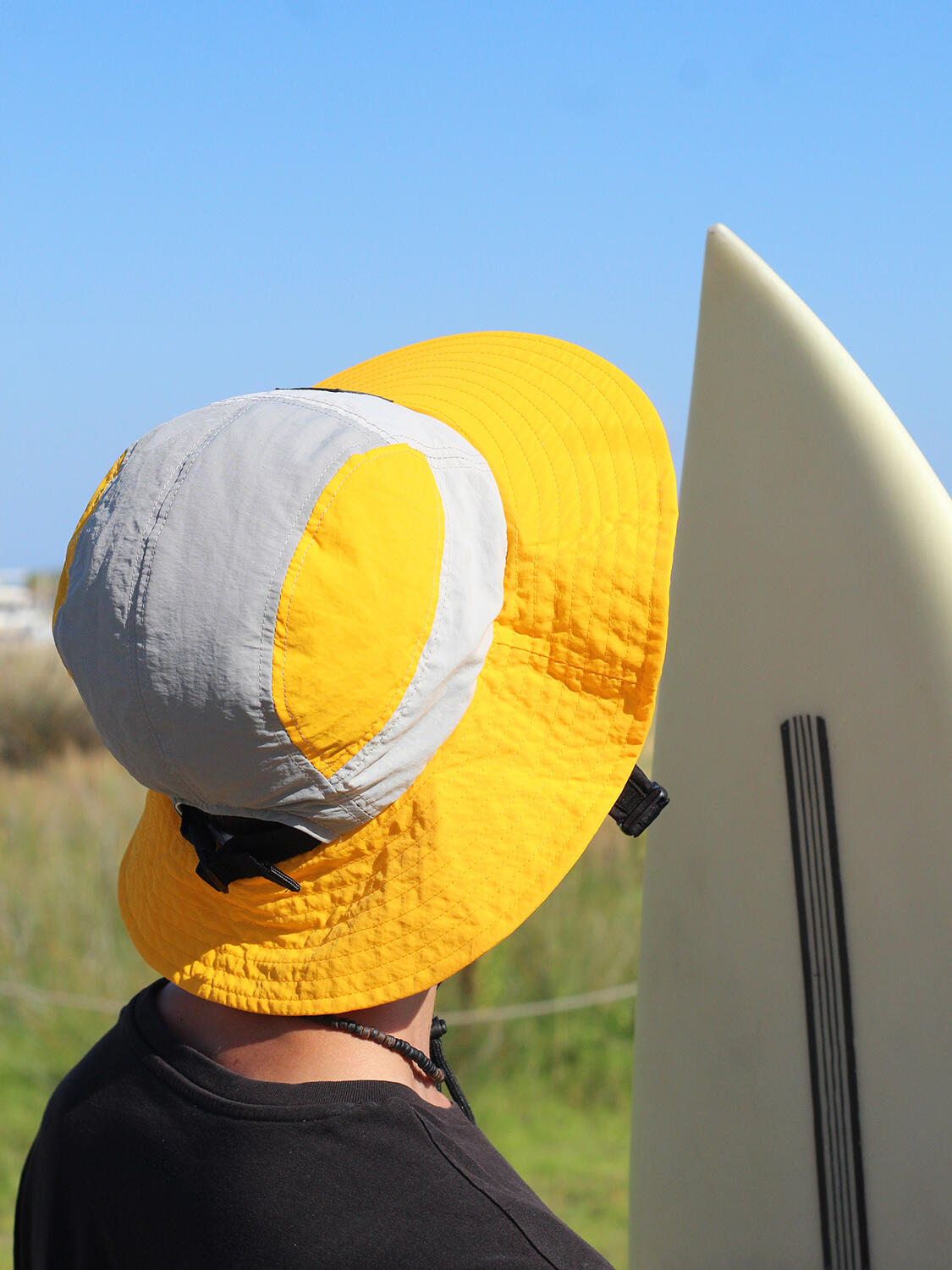 Chapéu de Surf UPF50+ Unissexo (Amarelo) 6/7