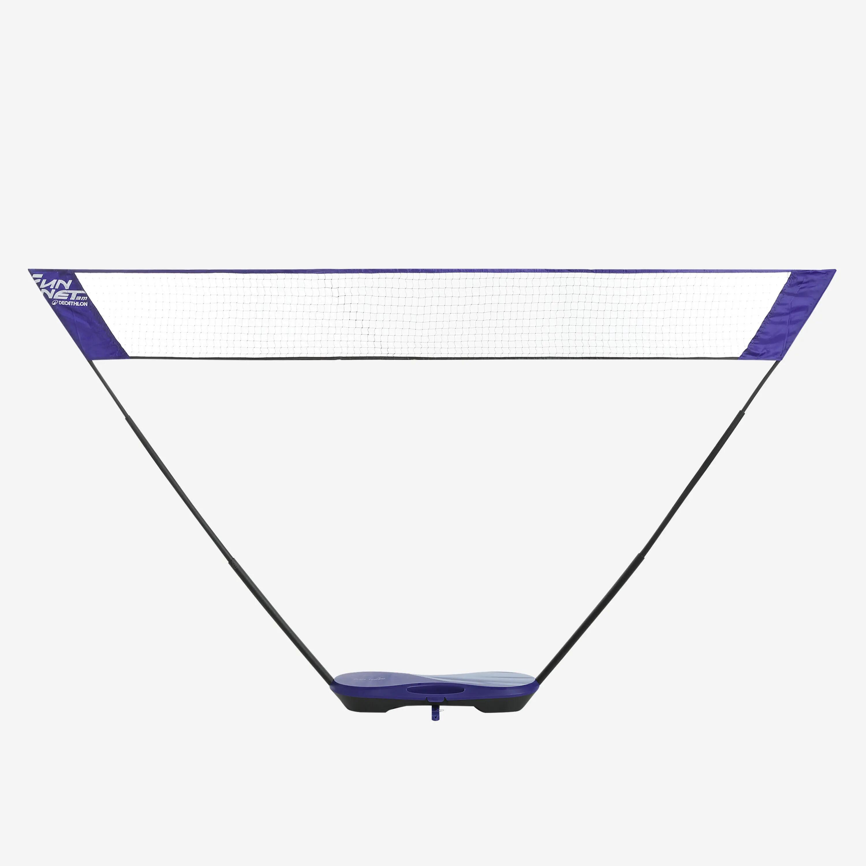 Tweedehands Badmintonnet en -set Fun Set 3 meter koningsblauw 2/5