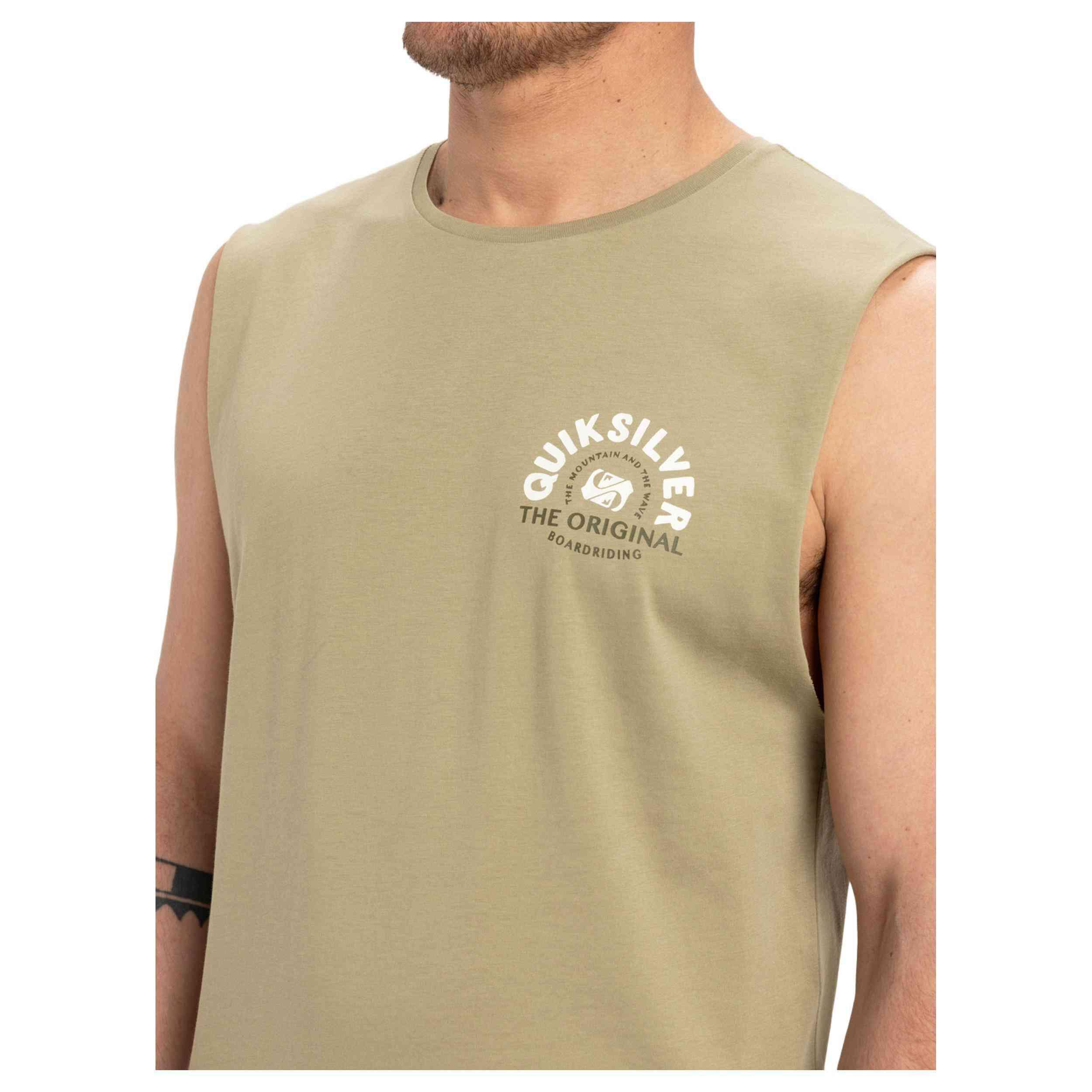 Camiseta sin mangas EV SUMMER ROAD Beige Hombre 3/5