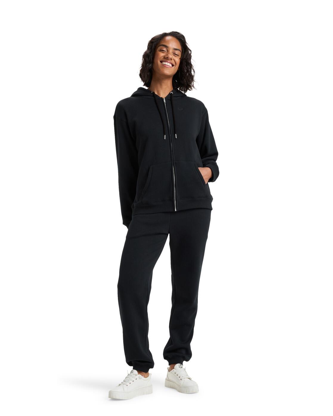 Hoodie mit Reißverschluss SURF STOKED ZIPPED BRUSHED Schwarz Dames 4/4