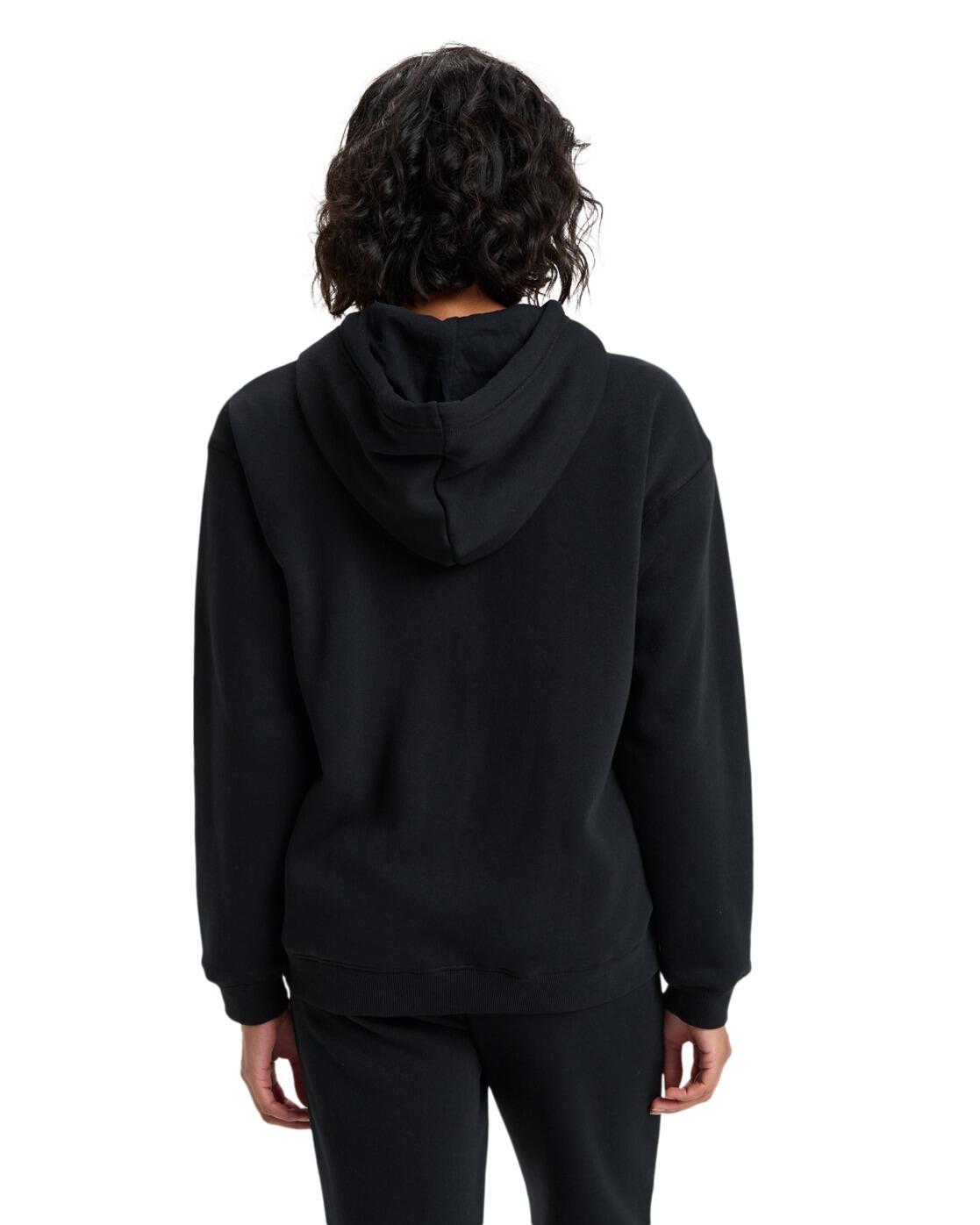 Hoodie mit Reißverschluss SURF STOKED ZIPPED BRUSHED Schwarz Dames 2/4