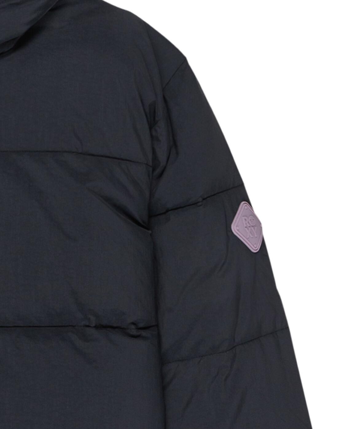 Gefütterte gesteppte Jacke GROOVY BABY PUFFER Schwarz Meisjes 4-16 3/3