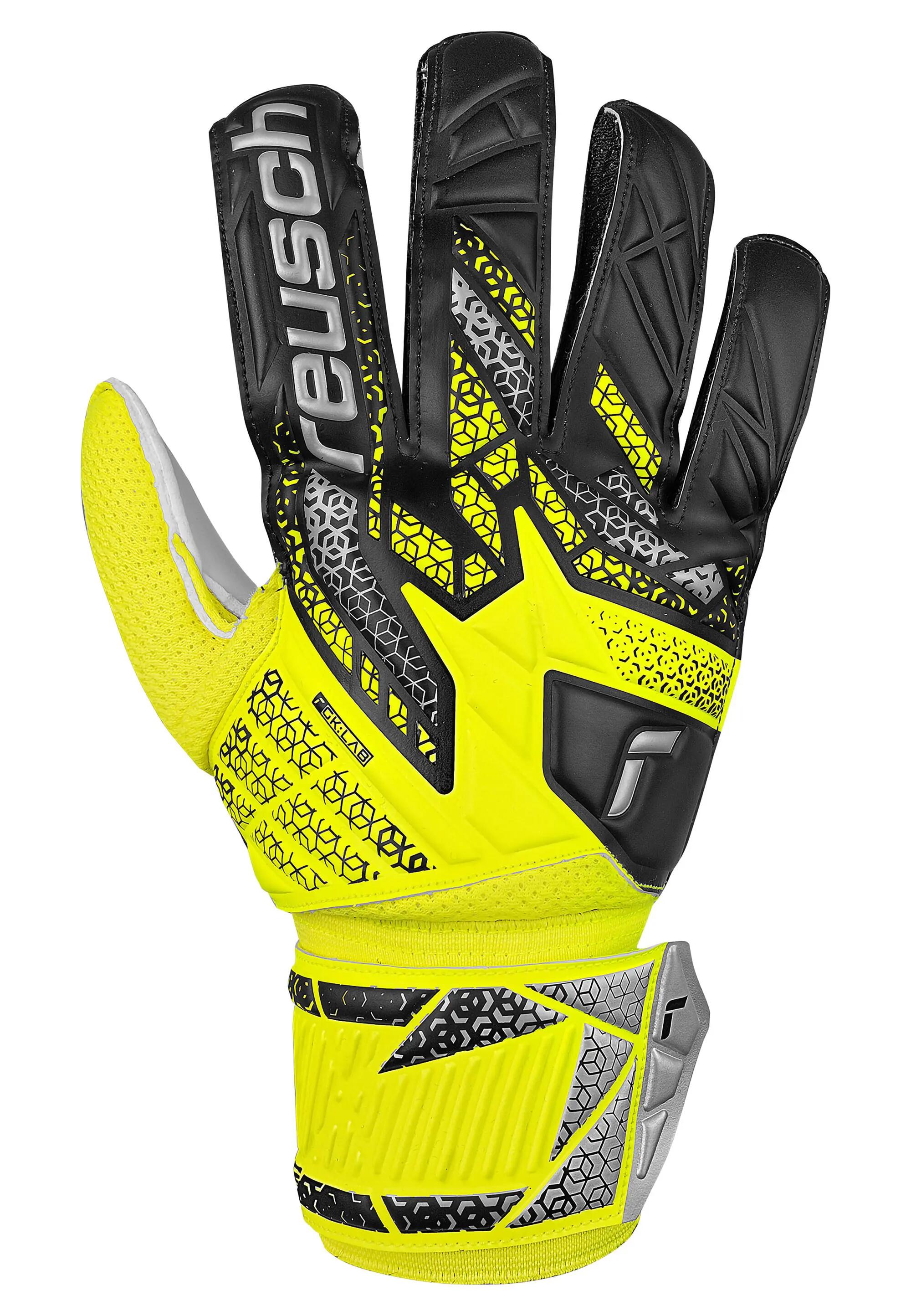 Guantes de portero Reusch Attrakt Solid - Velcro, espuma resistente. 9/15