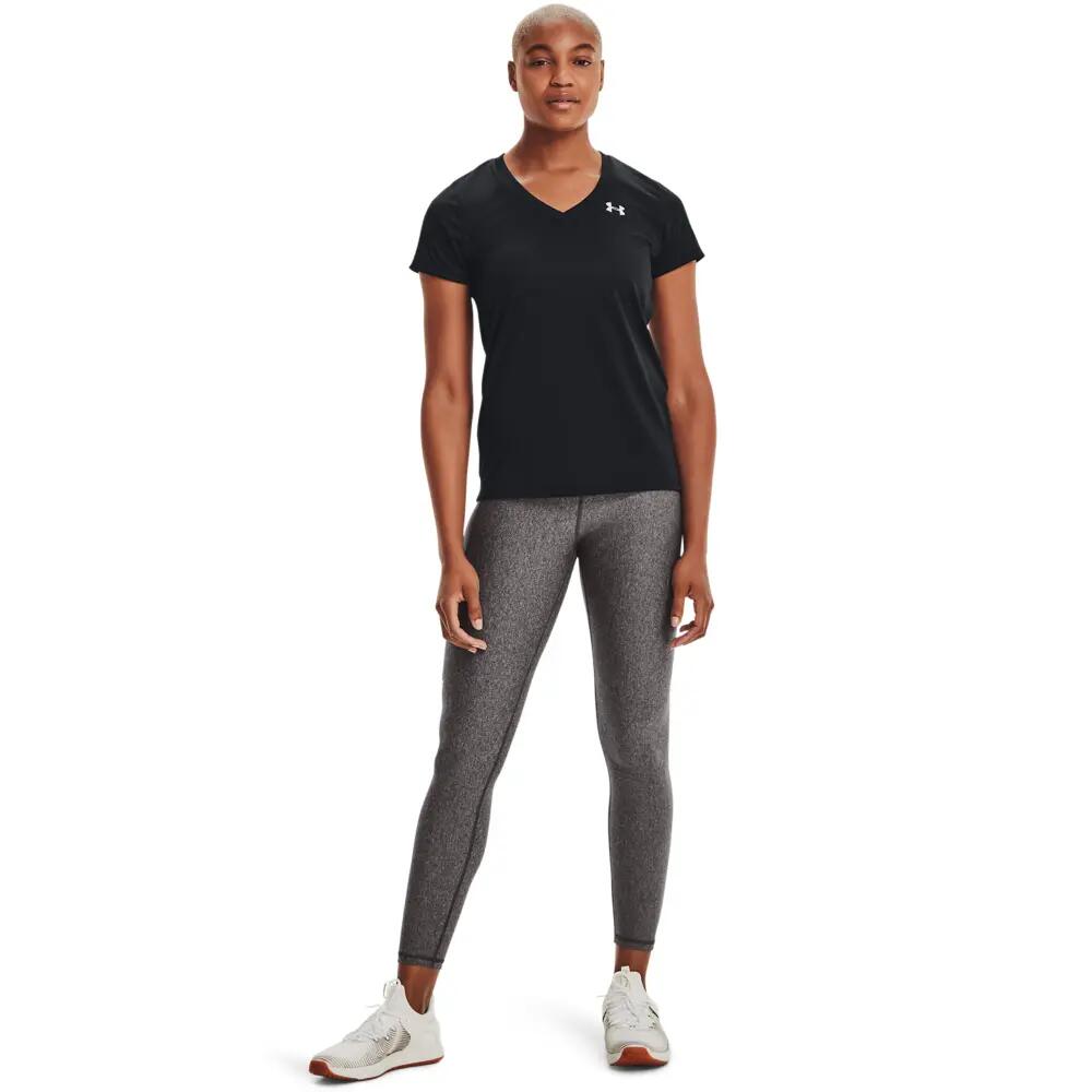 Dames-T-Shirt met Korte Mouwen Under Armour Tech SSV Solid Zwart 7/7