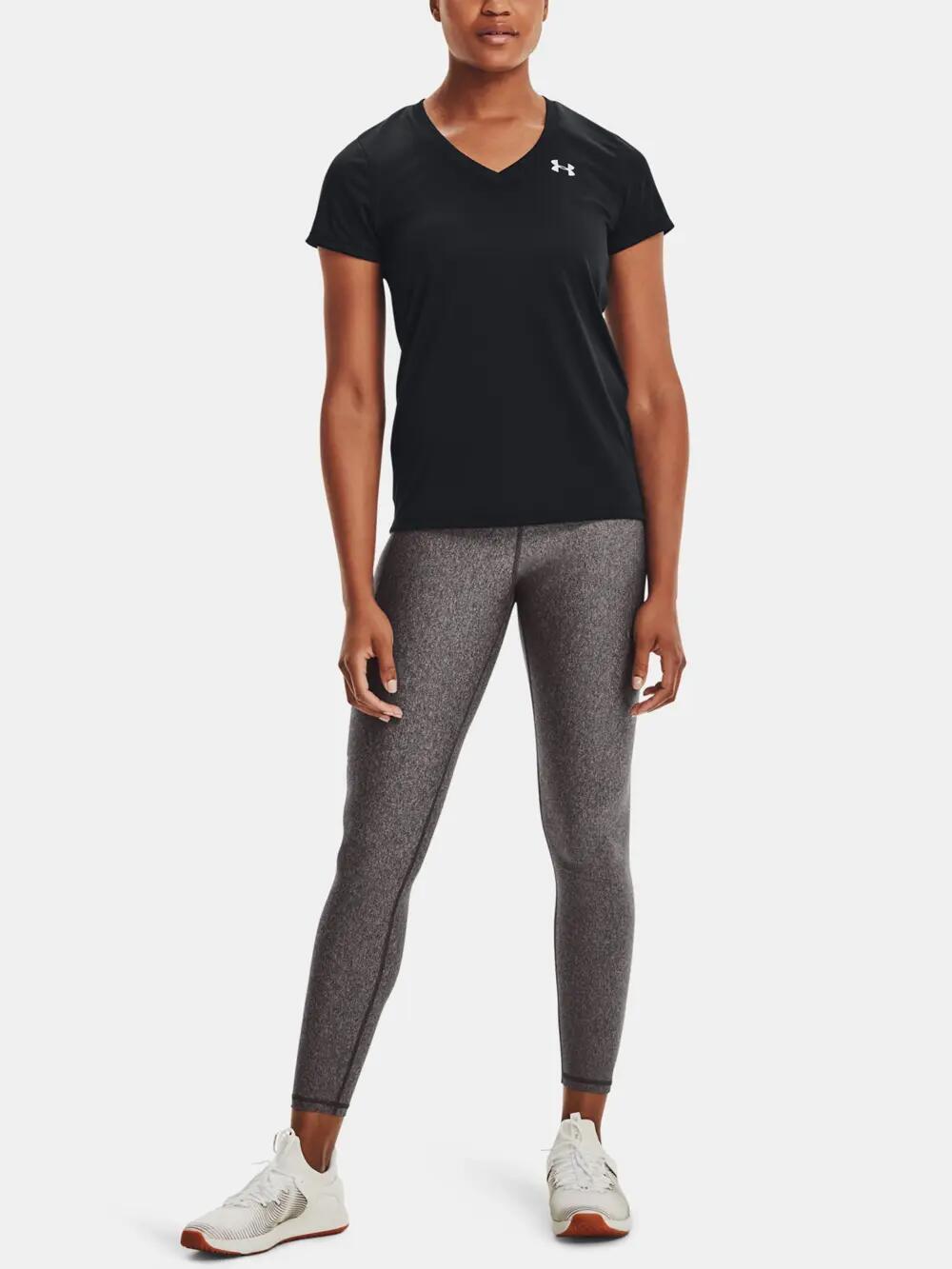 Dames-T-Shirt met Korte Mouwen Under Armour Tech SSV Solid Zwart 6/7