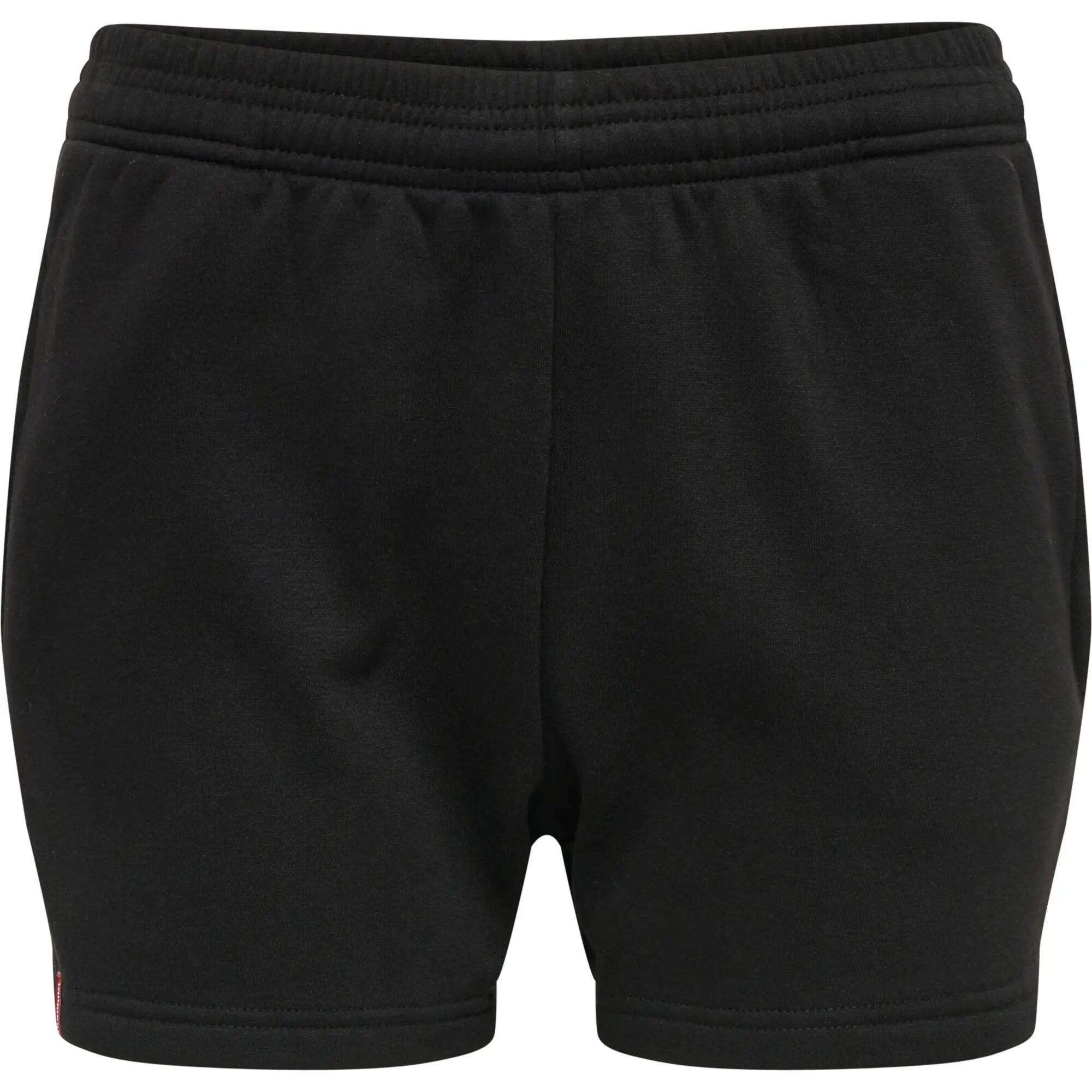 Szorty damskie Hummel Red Basic 11/11