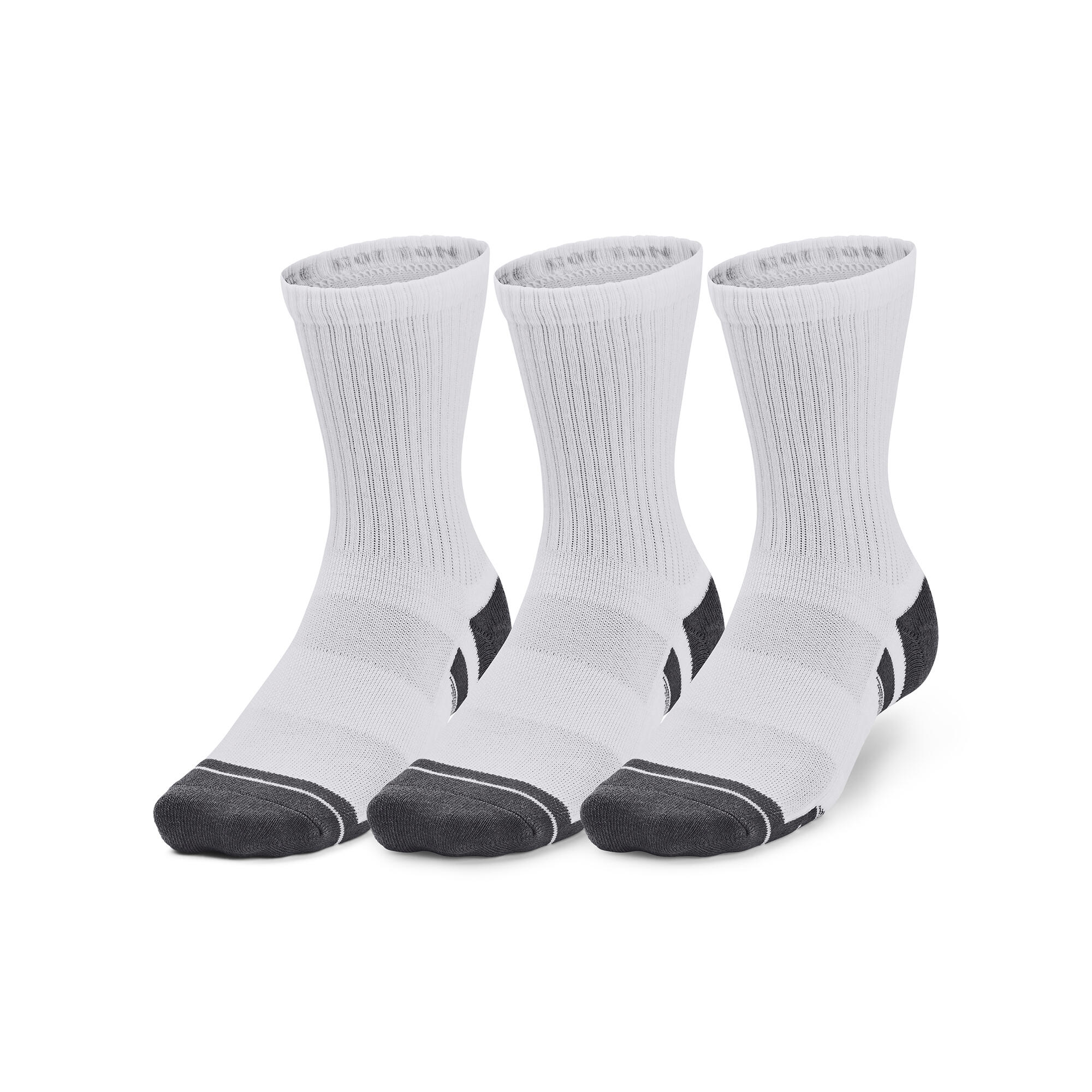 CALZINI Under Armour Performance Cotton 3P, Bianca, Unisex 7/7