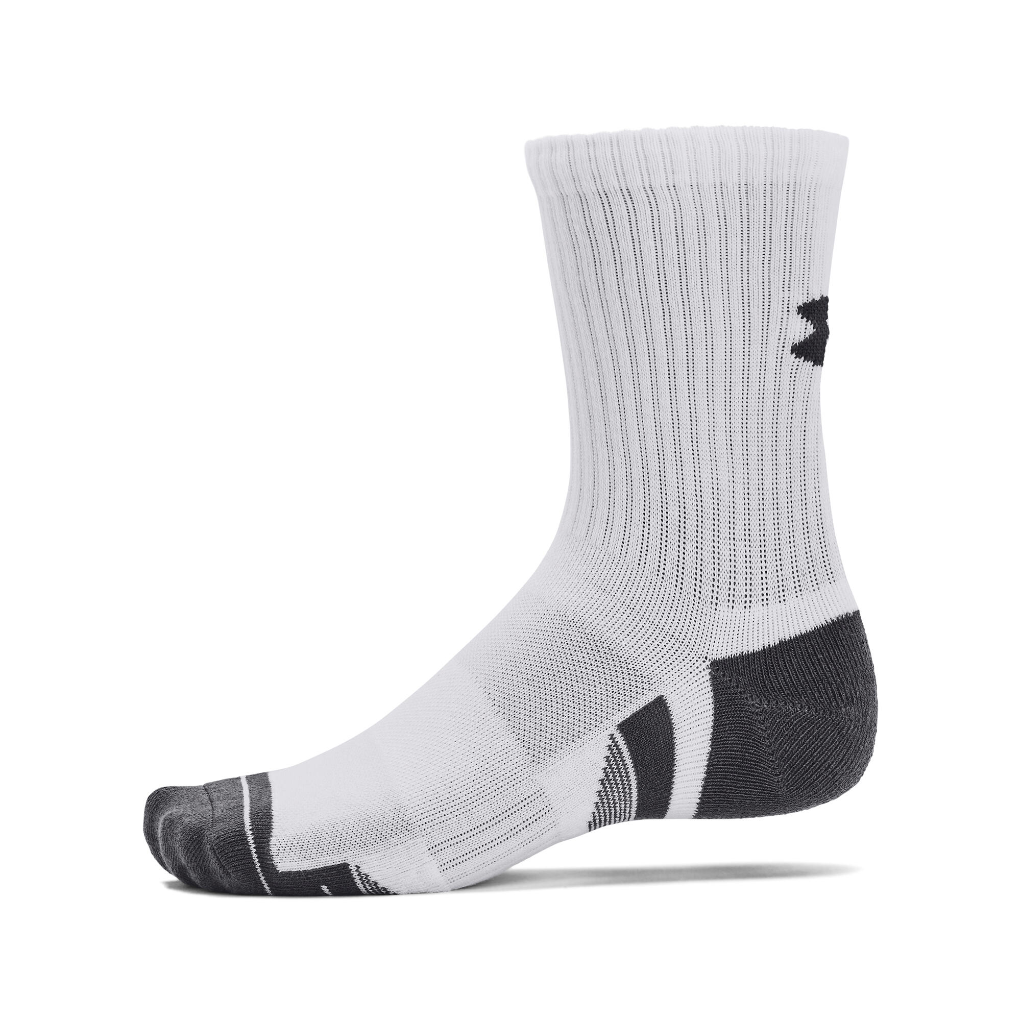 CALZINI Under Armour Performance Cotton 3P, Bianca, Unisex 6/7
