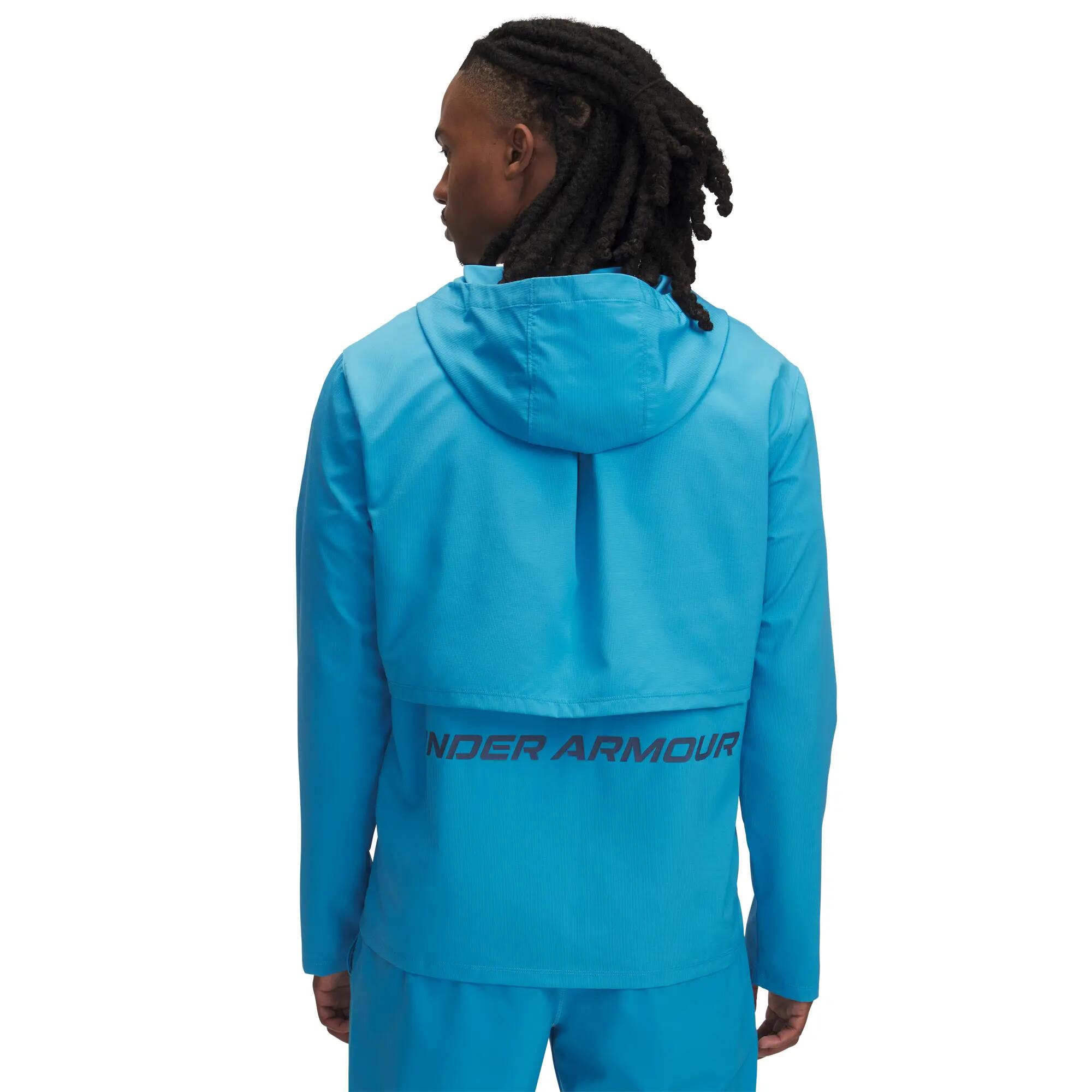 Veste de survêtement Under Armour LAUNCH HOODED JACKET 4/5