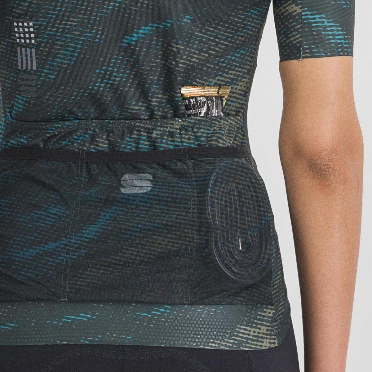 Maillot Manches Courtes Femme Sportful Cliff Supergiara Bleu/Khaki 5/5
