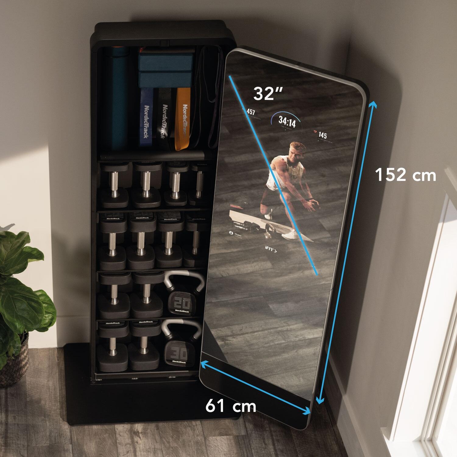 Miroir d'entraînement connecté VAULT / 1 an abonnement iFIT offert 5/7