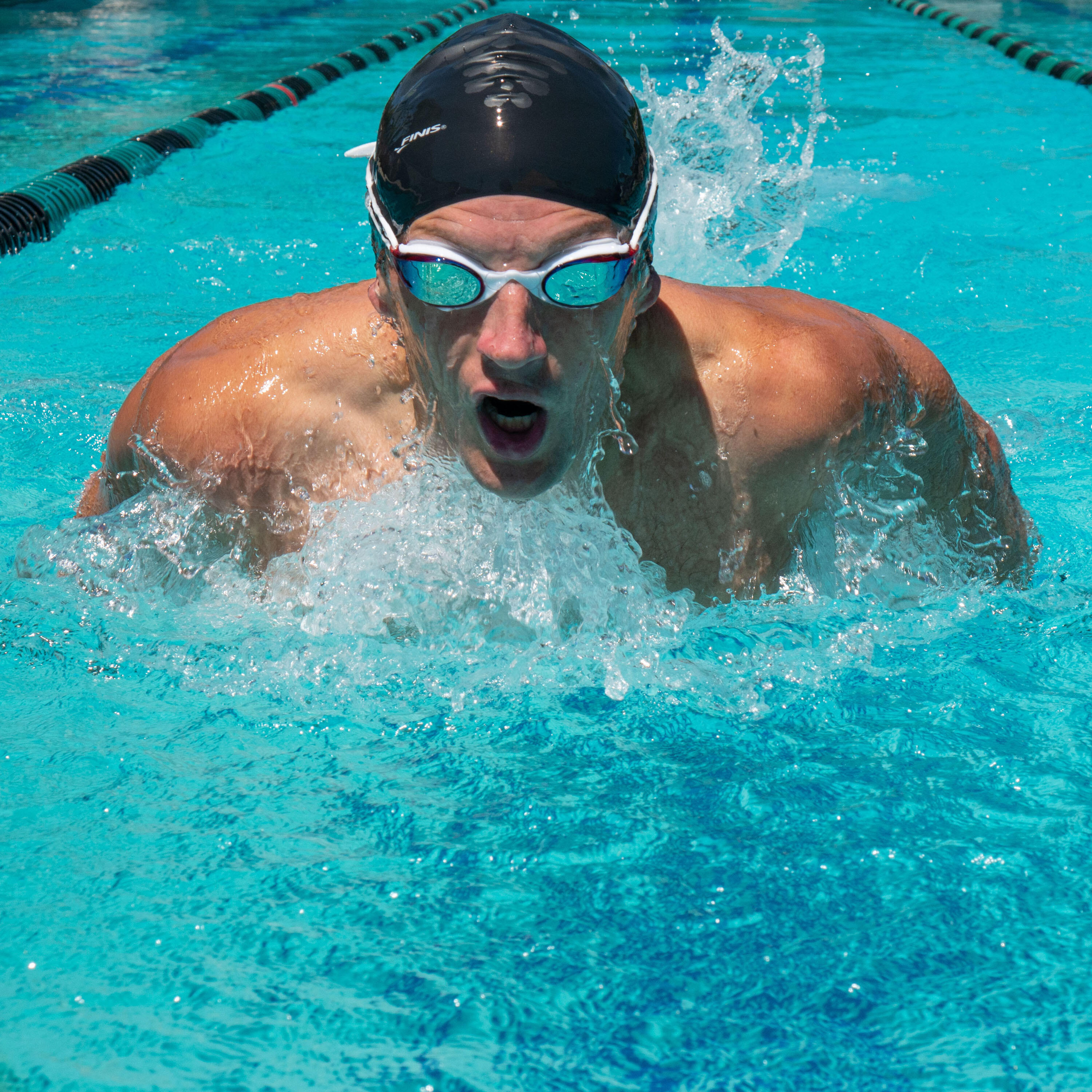 Finis Schwimmbrille Circuit 2 Rot/Gelb 5/5