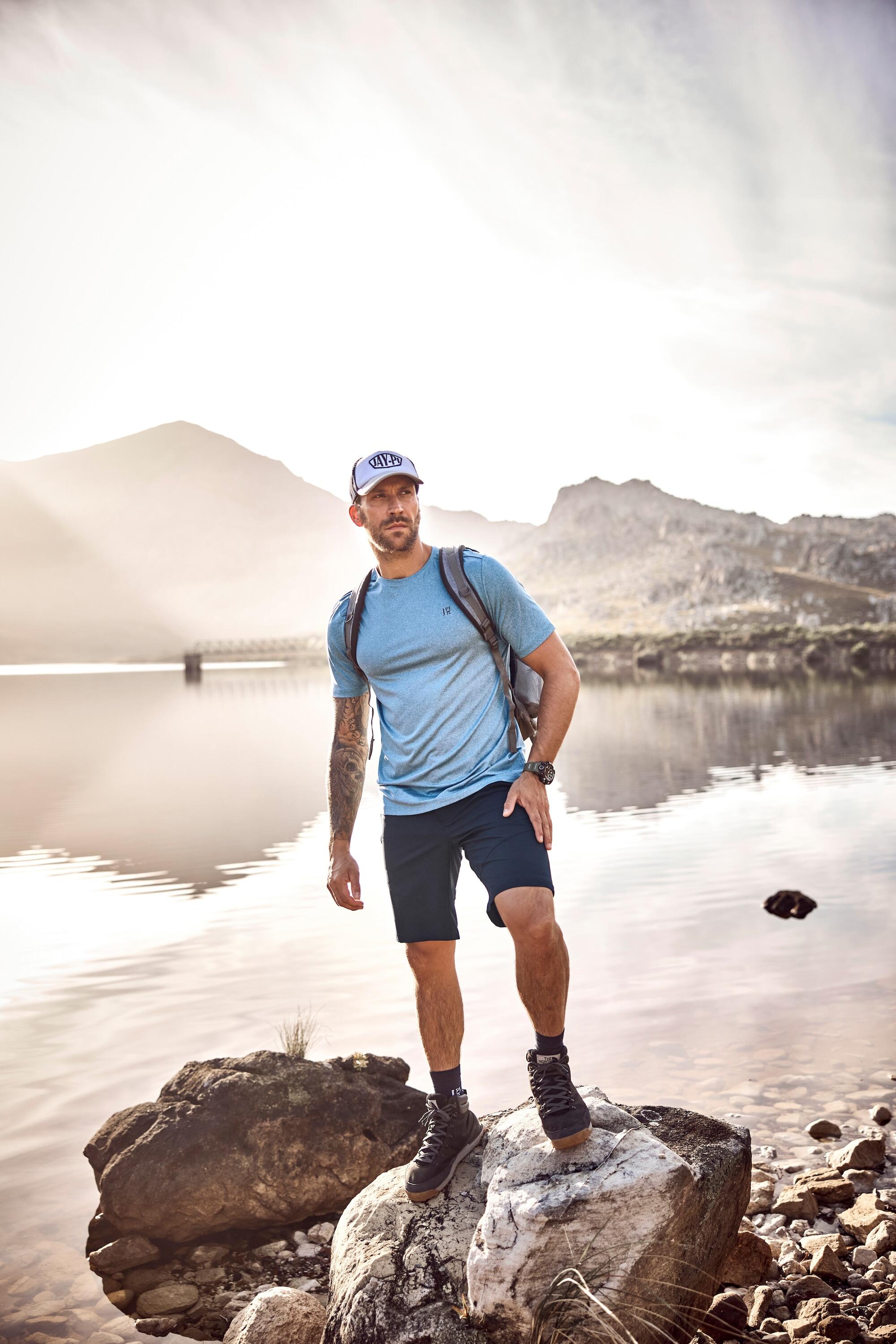 Herren Funktions-Shirt Fitness Halbarm QuickDry 5/5