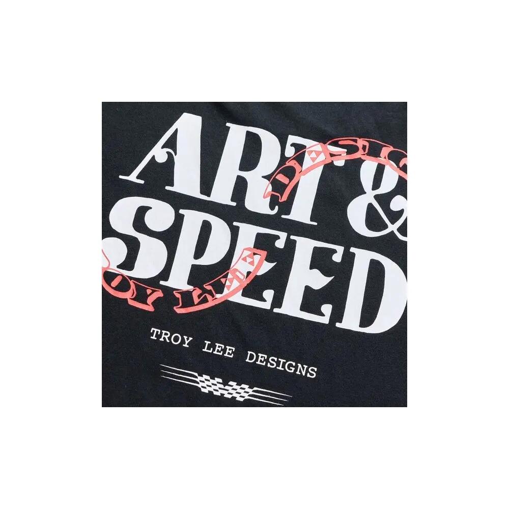 Maglietta a maniche corte Troy Lee Designs Pink Slips nera 5/5