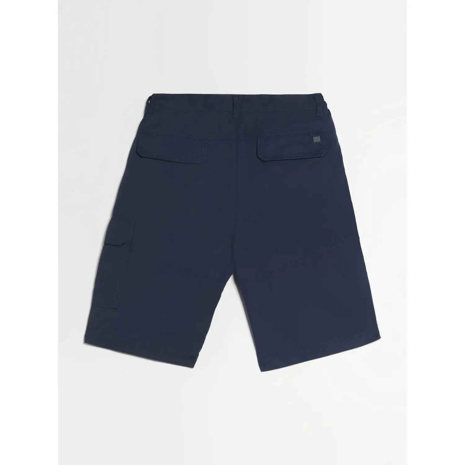 Bermuda - homme - ceinture semi-élastique - bleu marine 2/2