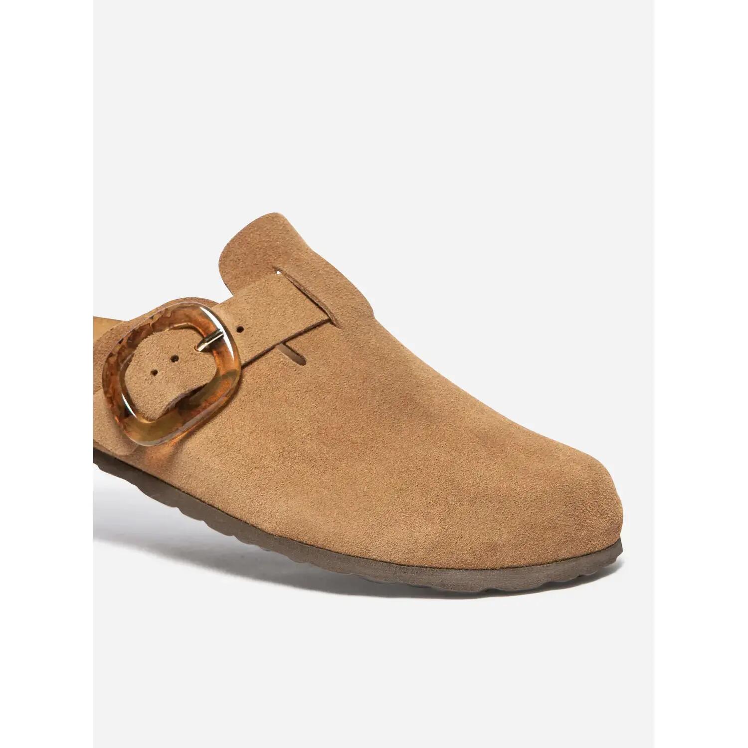 Mules - casual - Femme - Fermeture boucle - ROUNNIA - Marron 4/5